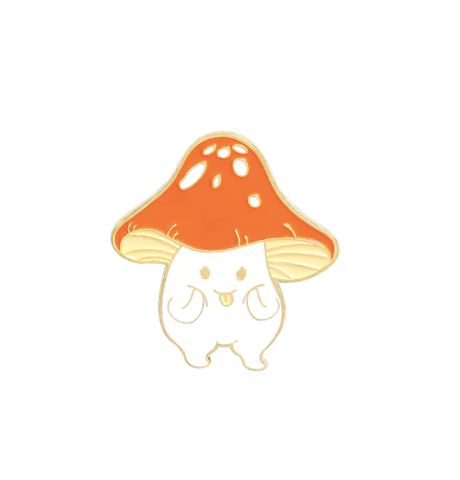 Mushroom's Club enamel pin - view 6