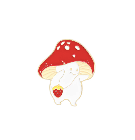 Mushroom's Club enamel pin - view 4